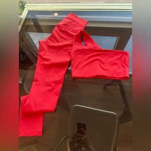 *SOLD* Girlfriendend Collective - Neon Orange Workout Set